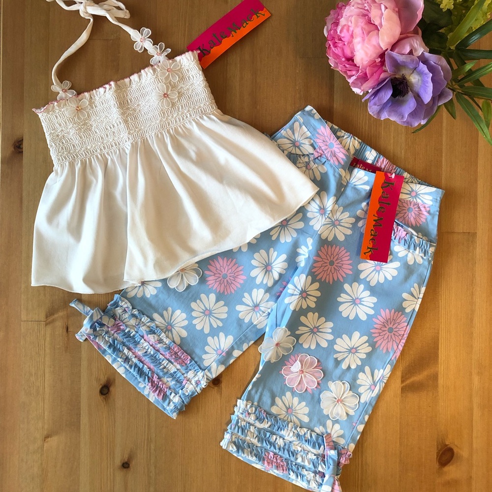 Kate Mack NWT Capri Pant Set